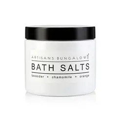 'WHITE RANGE' BATH SALTS  lavender + chamomile + orange